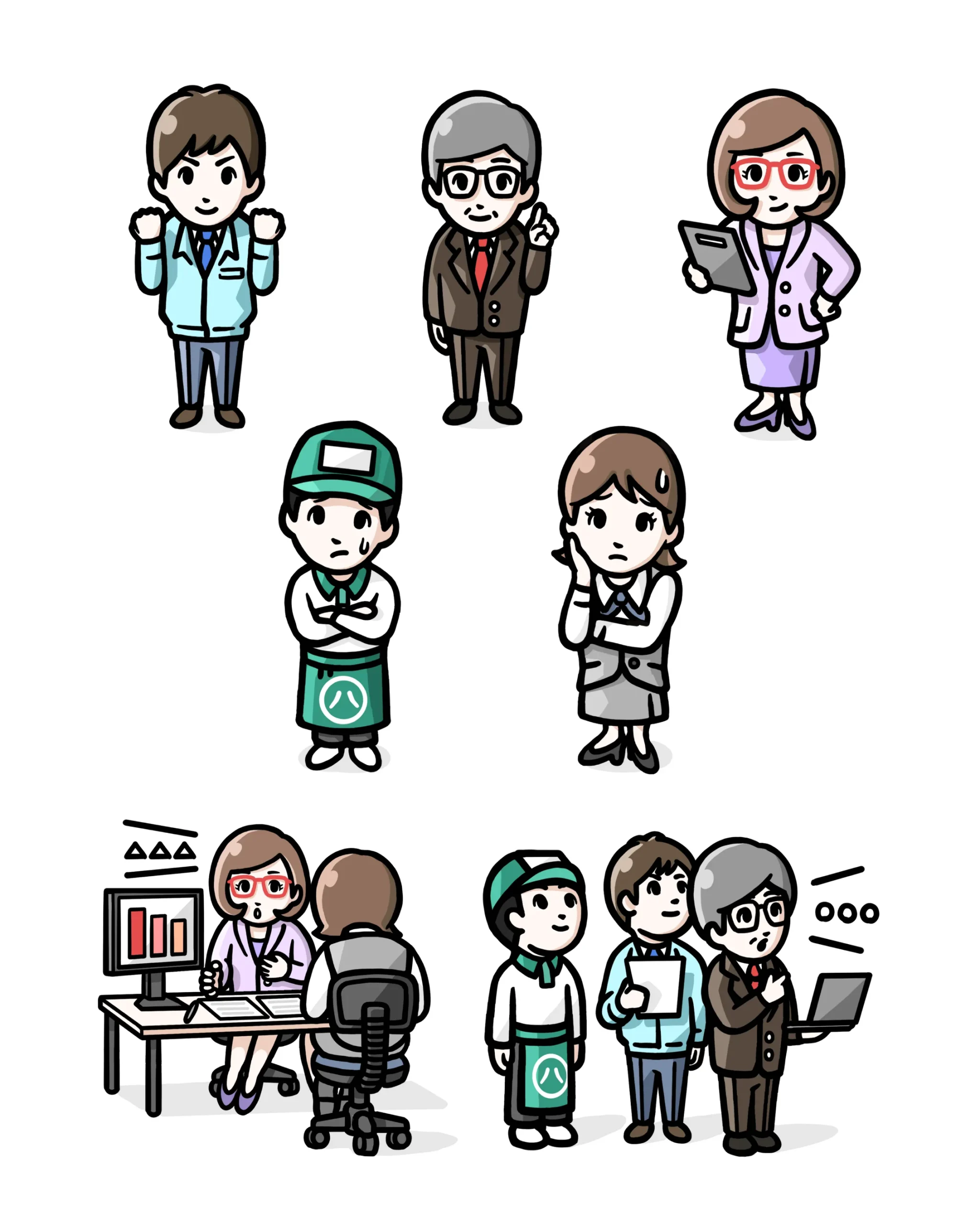 キャラクターデザイン_ミニキャラ