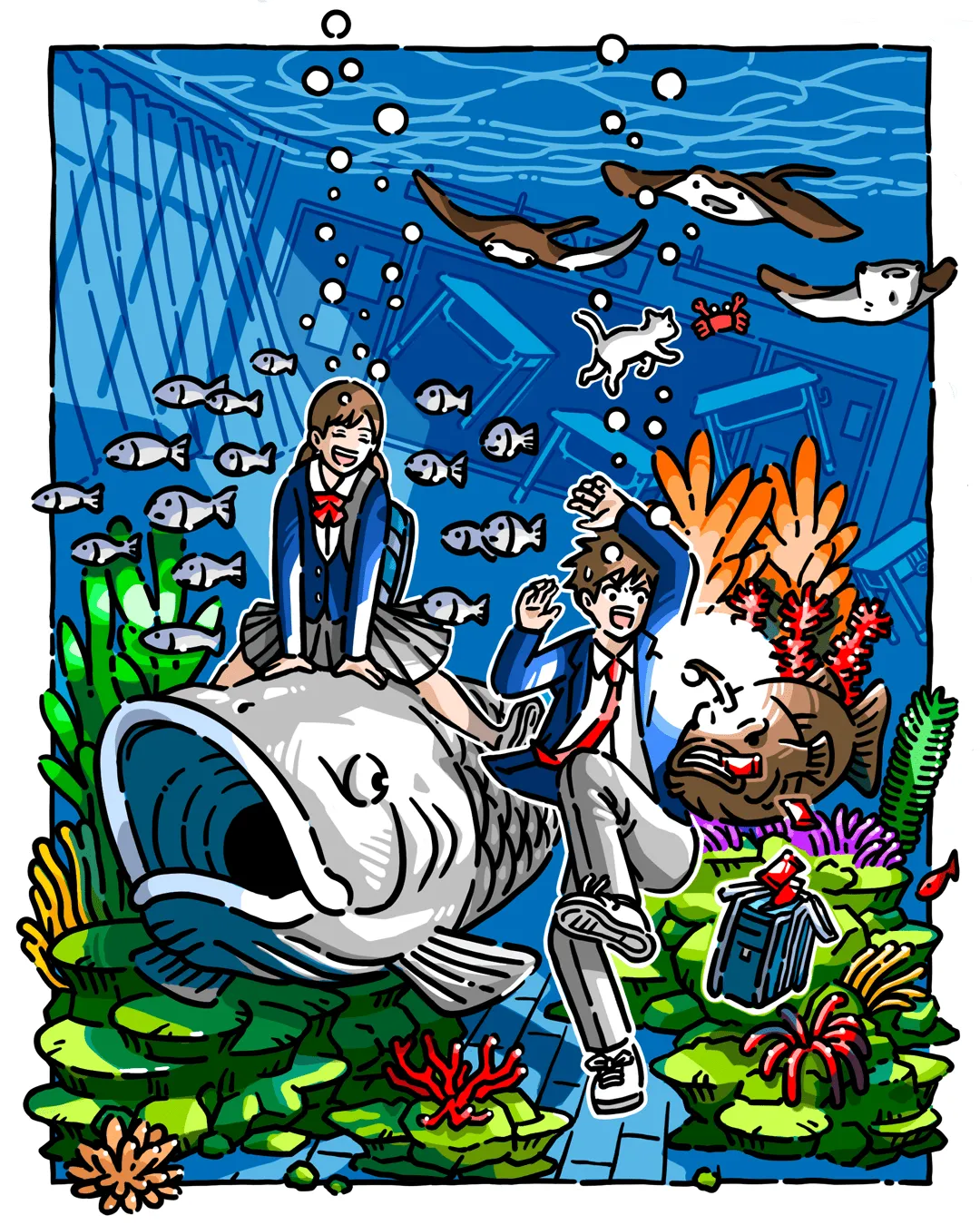 海の中の放課後